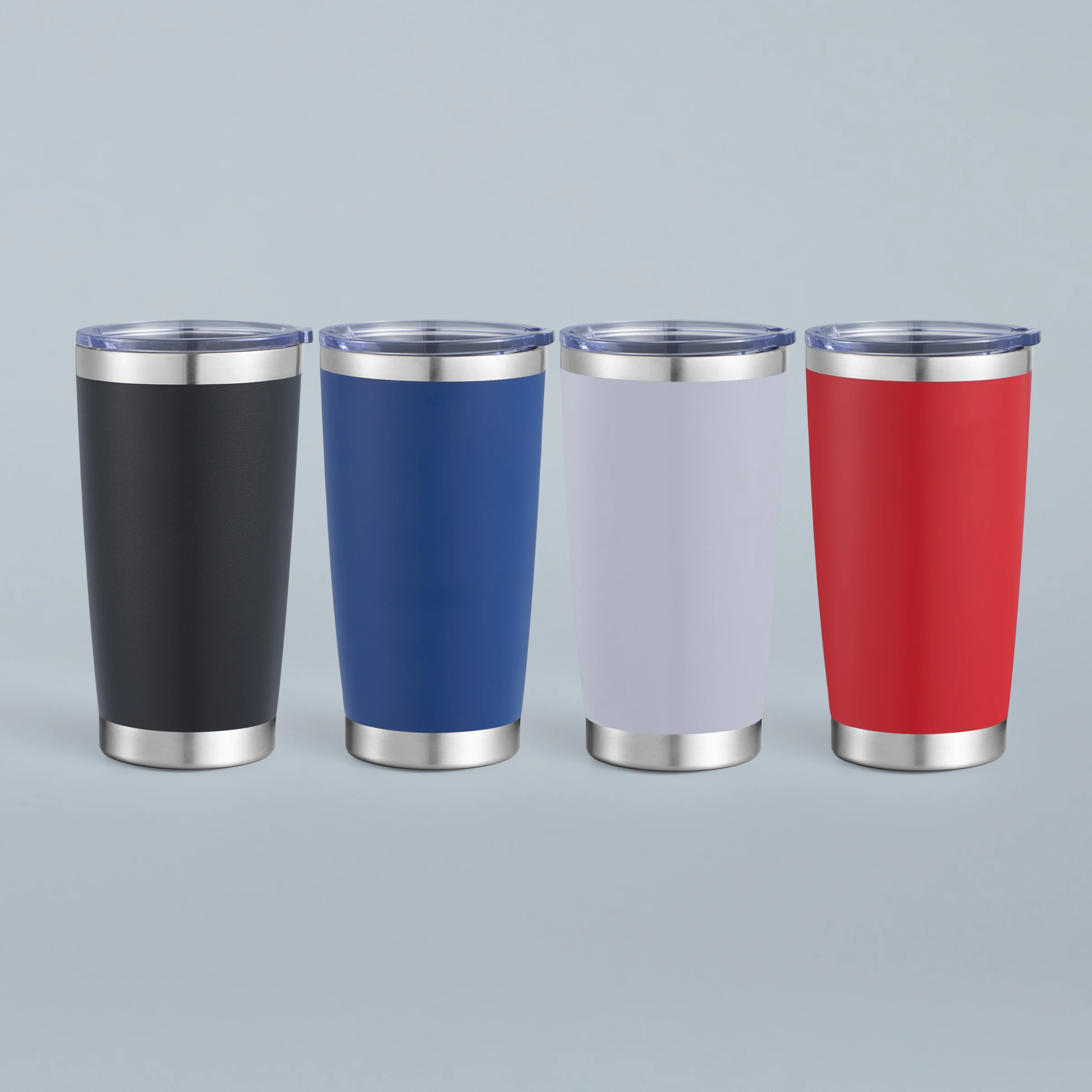 

16 oz Double Wall Insulated Mug Tumblers 304 Stainless Steel Water Bottle Tumbler Bottle With Lid