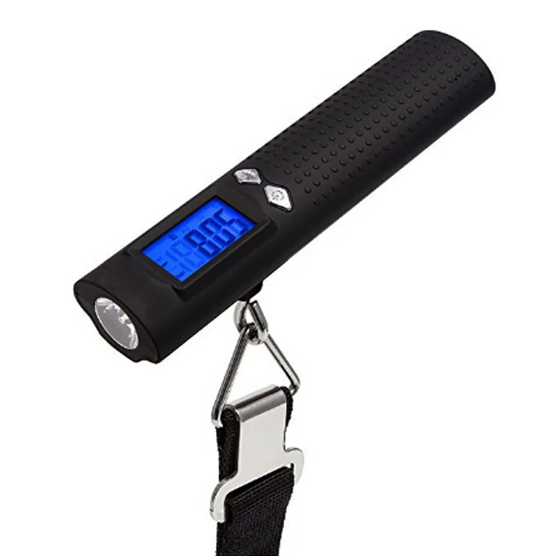 

Portable Hanging Luggage Scale with USB Port Power Bank, Black