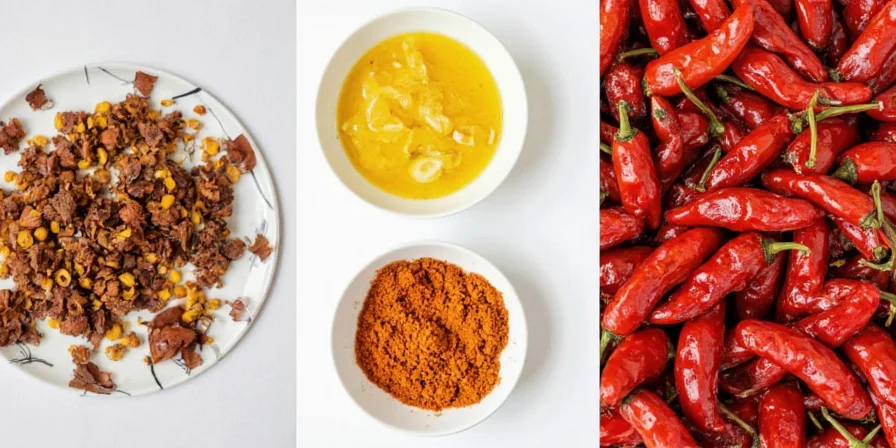 Fennel Seeds and Thai Chilies