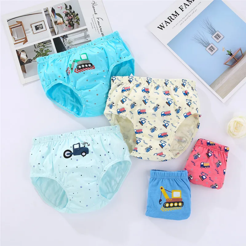 New Arrival Korean Briefs For Men Printed Cute Kids Boy Underwear For ...