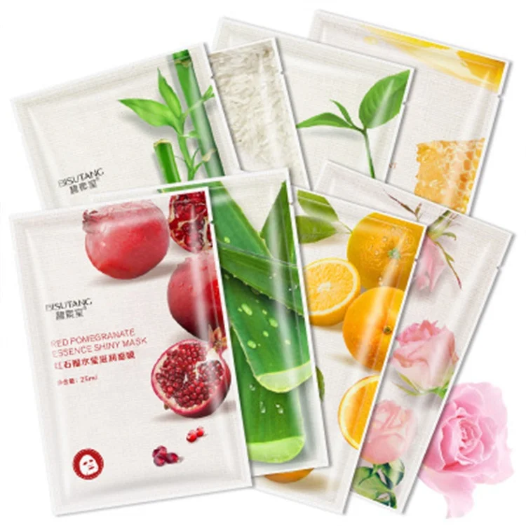 

Hot Sale Cosmetic Skin Care Nourishing Whitening Face Mask Beauty Firming Hydrating Plant Extract Fruit Sheet Mask Private Label