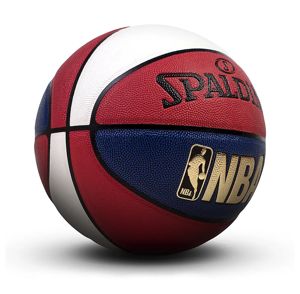 

Official Standard Size 7 red, white and blue color matching colorful flower ball indoor and outdoor PU basketball 74-655Y ball