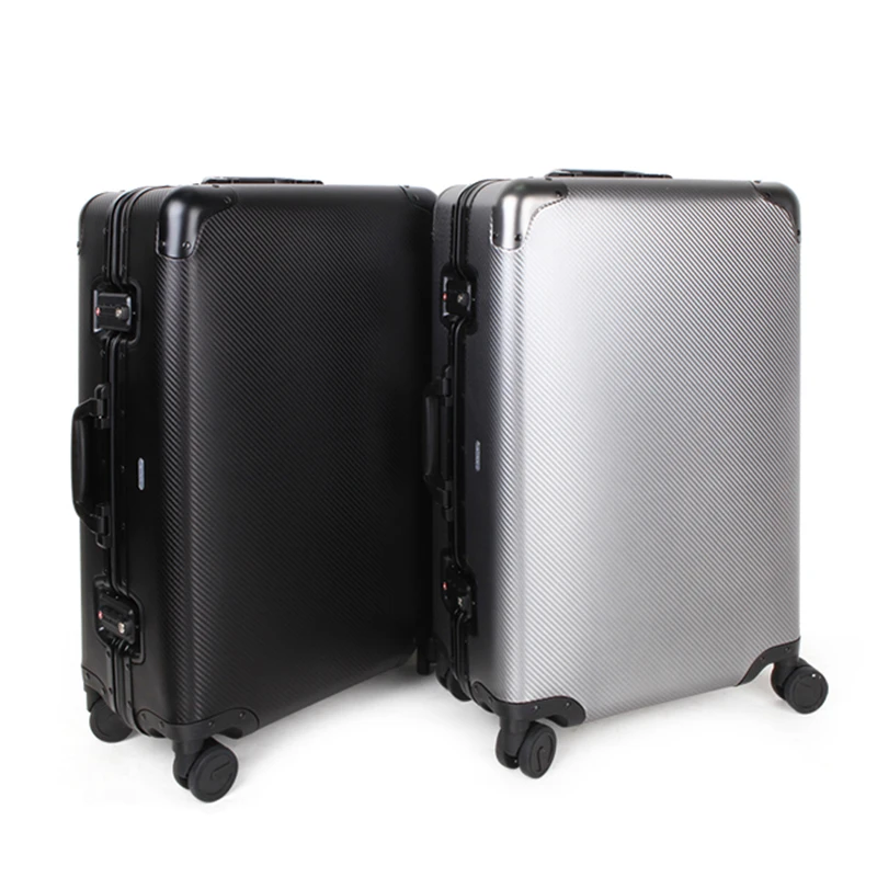 

Suitcase Aluminum Alloy Carry-On Rolling Luggage scratch-proof baggage bag travel luggage
