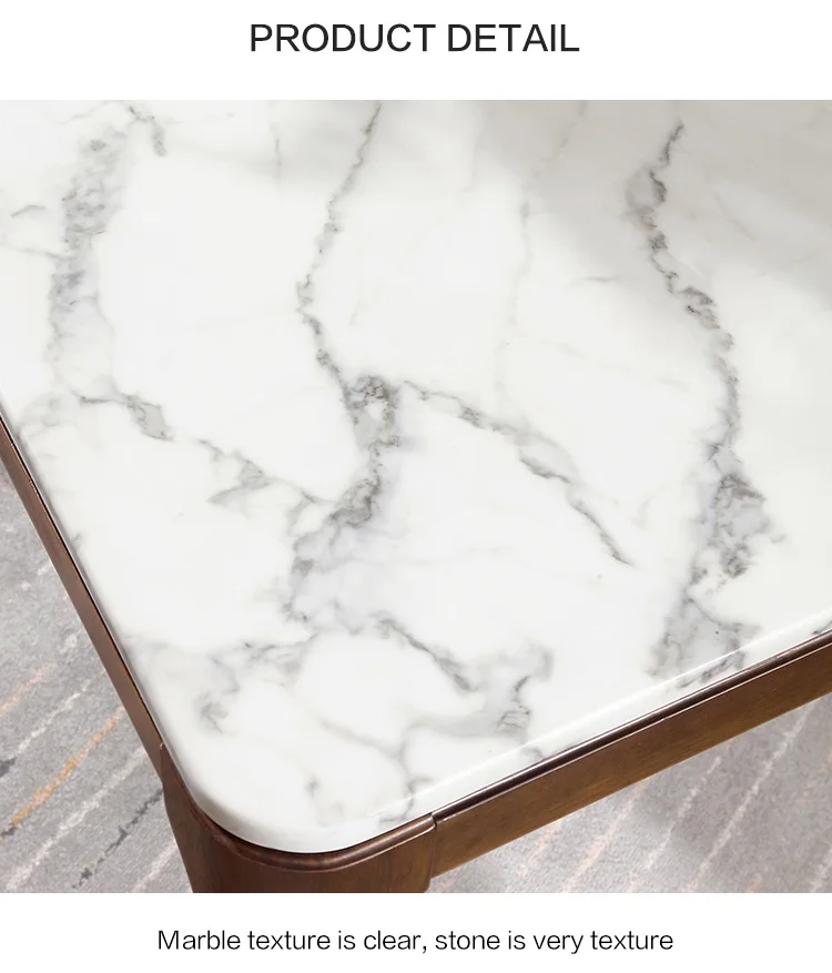 Hot Sale Wholesale Luxury Marble Top Modern Dining Table Marble