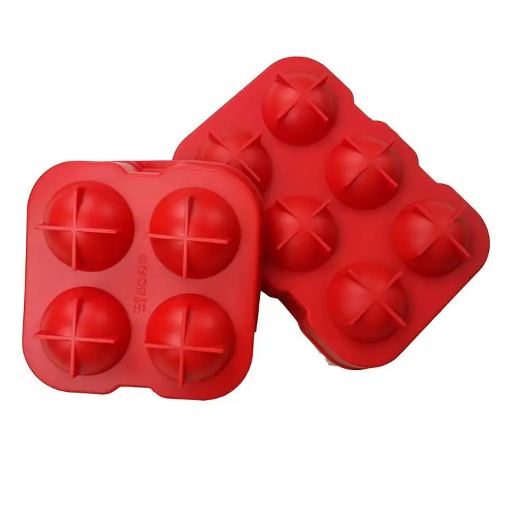

Amazon hot sale silicone spherical ice ball trays ice mould for home and bar BPA free