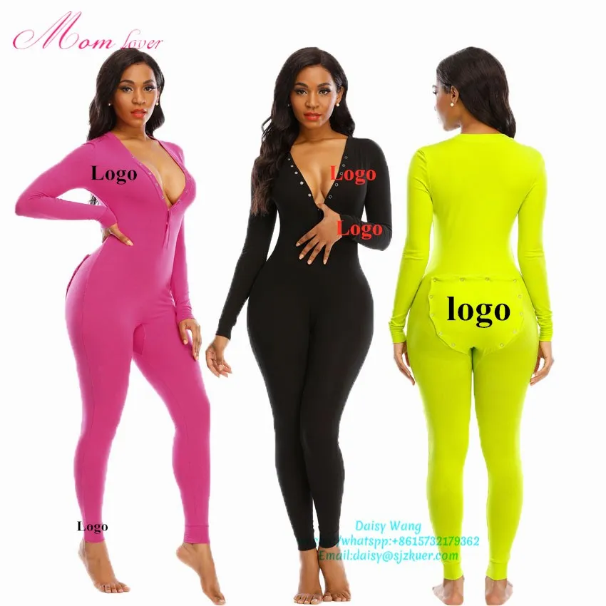 

jumpsuit women 2021 Pajamas Onesie For Sexy Women pyjamas Logo Custom OEM Design Night Wear women's sleepwear, Customized color