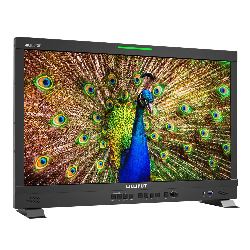

Lilliput Q23 NEW 23.8 Inch Desktop 4K Broadcast Production Studio Monitor with 12G SDI and 12G-SFP Fiber Optic / HDMI 2.0 input