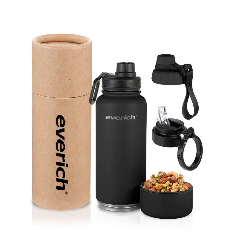 

Free Sample Water Bottle Double Wall 304 Stainless Steel Sports Water bottles With Storage Box