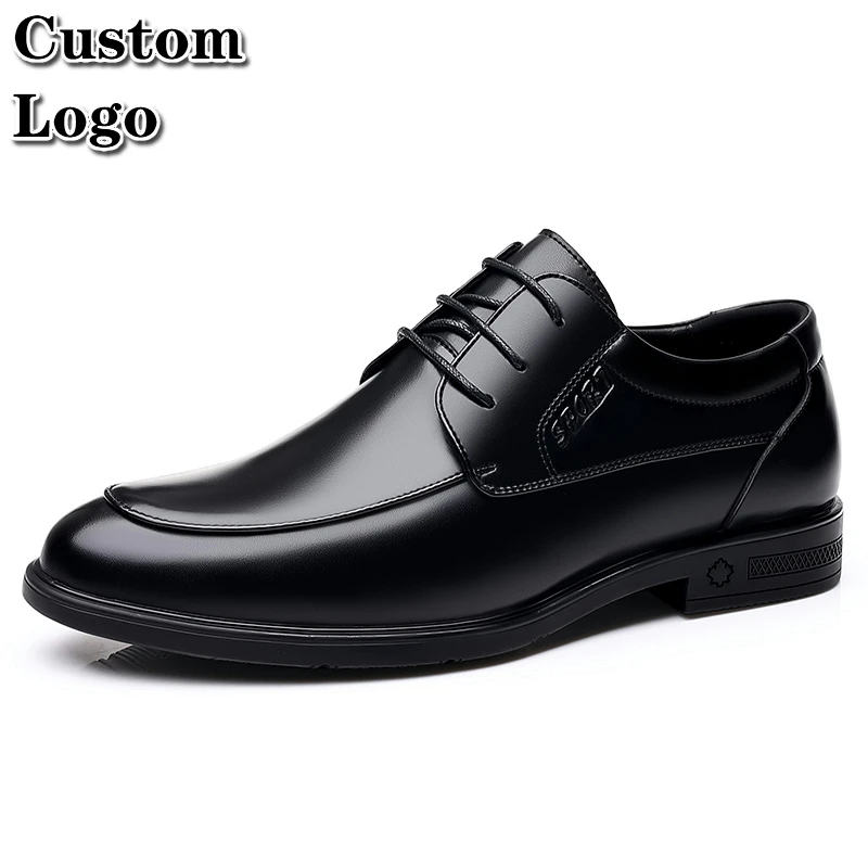 

Moyo New Fashion Custom Design Leather Men Formal Shoes Genuine Leather Gentleman Derby Shoes