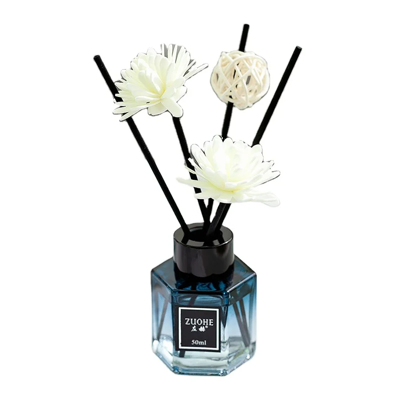 

Custom Aromatherapy Glass Bottle Essential Oil Fragrance Reed Diffuser