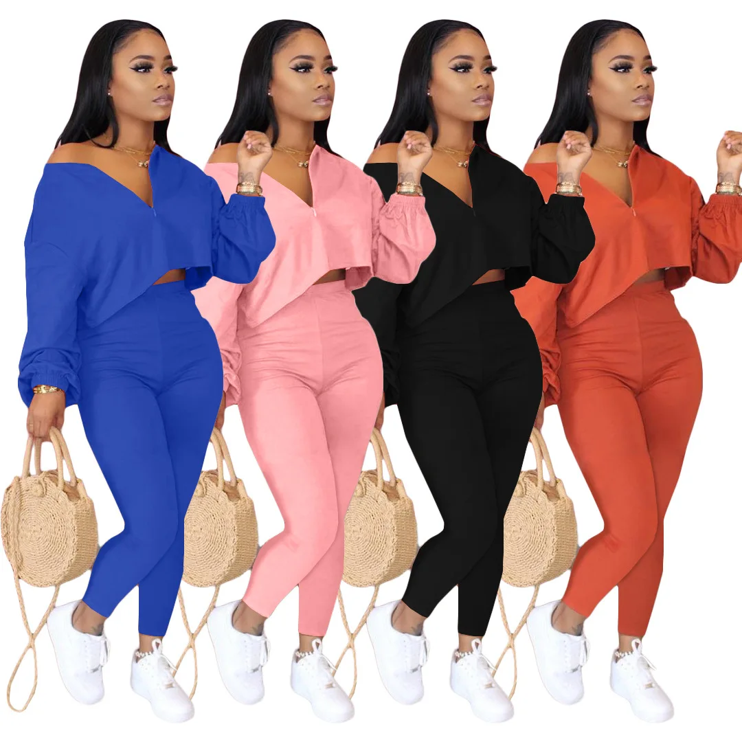 

autumn clothing women 2 pcs set women clothing sportswear set 2 piece set fall clothing for women, Picture