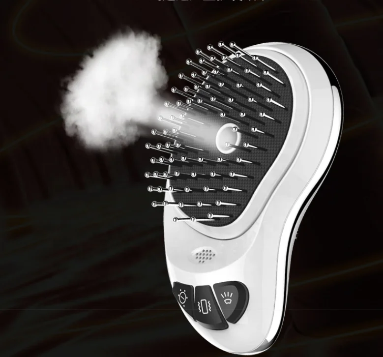 

Hair care & styling usb recharge new style vibration steam ion mini portable hair brushes for women professional massage brush