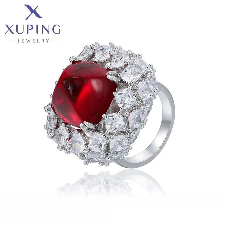 

14499 Xuping Jewelry fashion luxury ring wholesale rings platinum plated copper jewelry