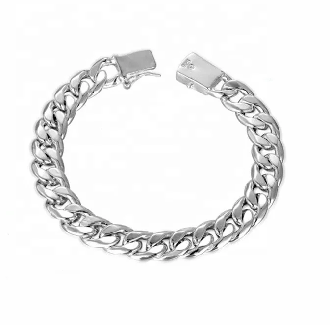 

Beautiful silver plating Classic Simple Design Bracelet For Men, Silver;gold