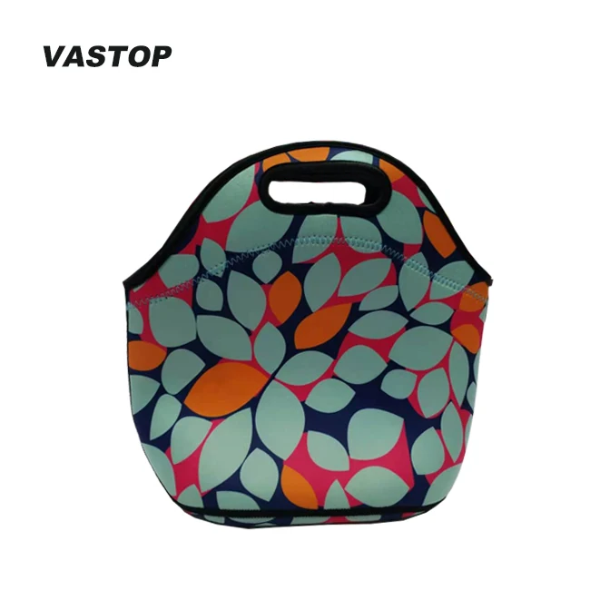 

Carrier Bags Lunch Tote Bag Neoprene Fabric for School Kids Picnic 5-7 Days VASTOP 50pcs Customized Color 3mm