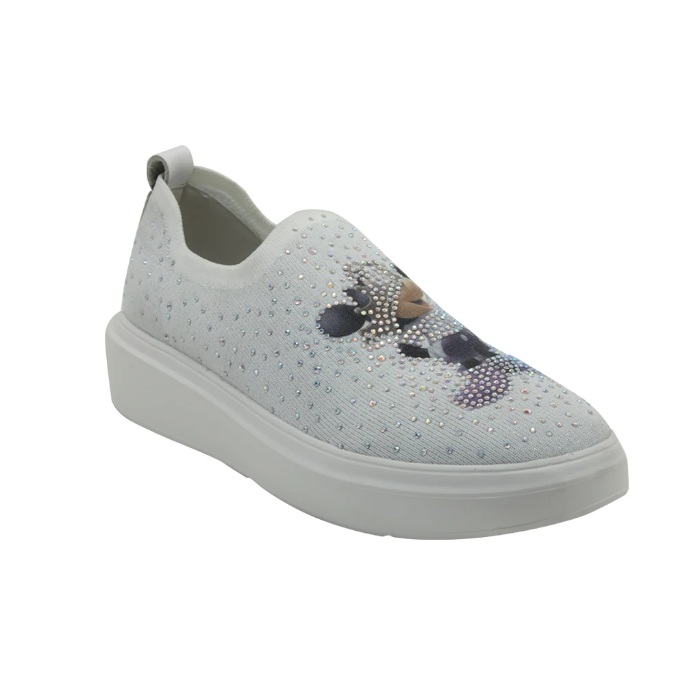 

Comfortable Women's Casual Shoes breathable Walking Style Ladies Flats Fly Fabric Ladies Casual Shoes