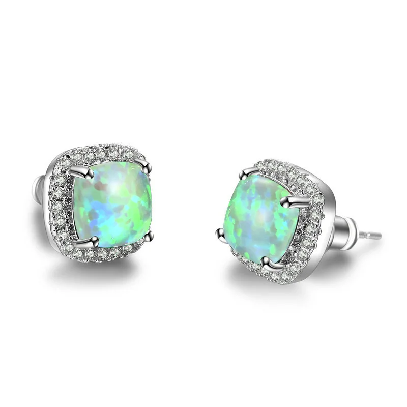 

Jachon Hot style jewelry geometric jewelry earrings simple fashion zircon earrings, As picture