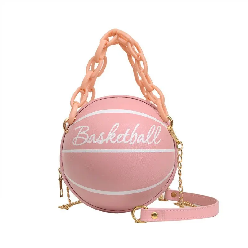 

Personalized ball bag 2021 New women's trendy chain basketball bag all-matchingins Crossbody small bag
