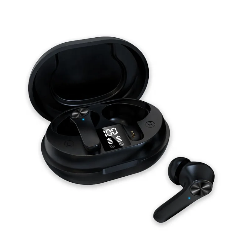 

2020 Real Tipe C Type-C 5 Air Pro Active Noise Cancelling Wireless Headset Bluetooth Earphones Headphones Tws Earbuds Anc, Black,white