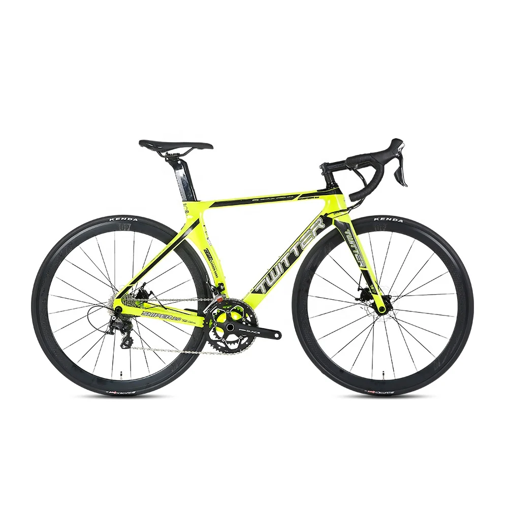 

TWITTER Carbon Road Bike Bicycle with Disc Brake SHIMANO 105 R7000 Derailleur off road bike 700c