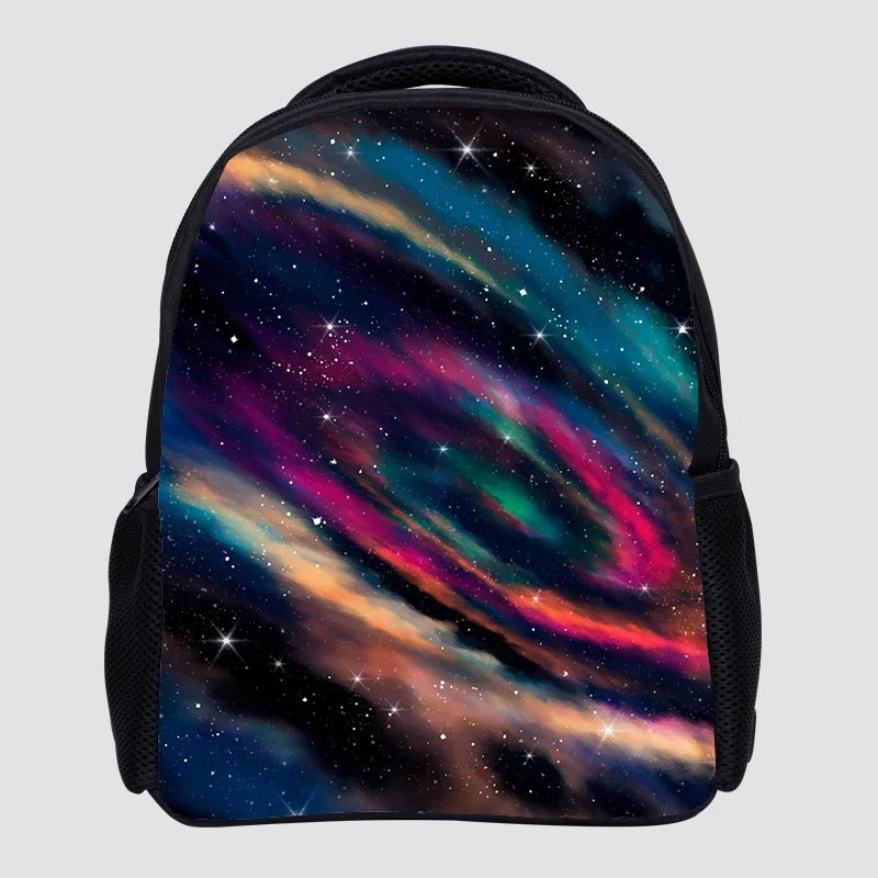 

2022 Luxury Design Custom Planet Galaxy Logo Travel Gift Souvenirs Wholesale Fashion Backpack Kids School Bags