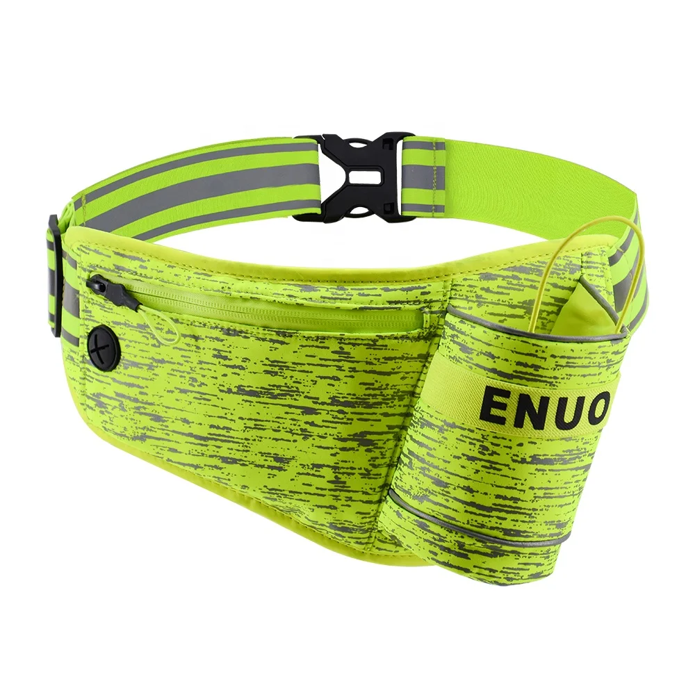 

SMASYS Waterproof Sport Running Belt Waist Bag for Outdoor, Fluo.yellow