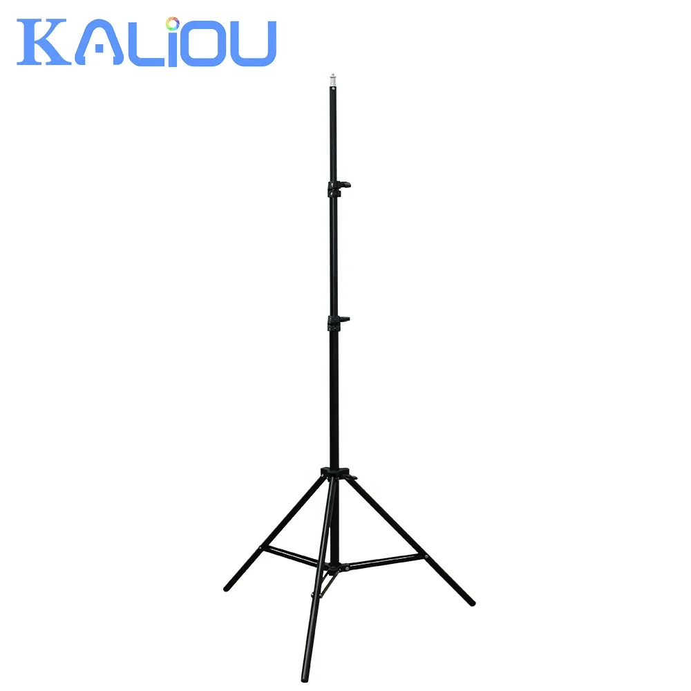 

KALIOU E050 2.1m Light Stand Tripod with 1/4 Screw Head For Photostudio Softbox Flash Umbrella Reflector Light Camera Ring Light, Black