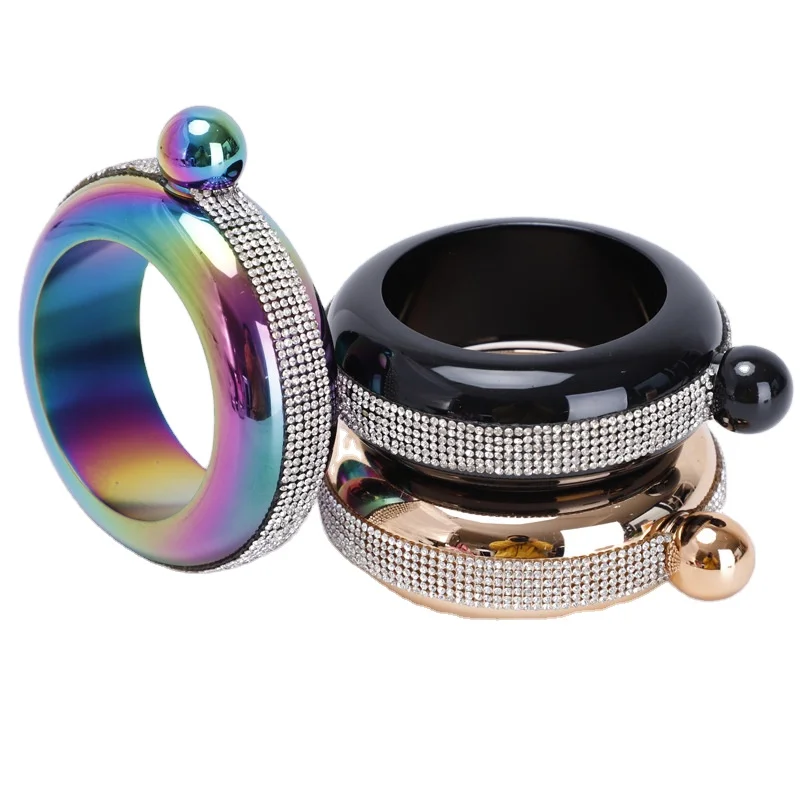 

High Quality 304 Stainless Steel Wine Flask Girl Boy Party Bracelet Liquor Flask