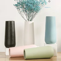 

Colorful minimalist wholesale creative design white modern ceramic vase for home decor