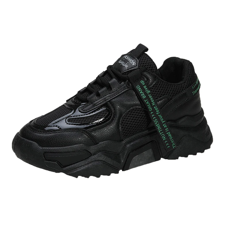 

2021 new Korean version of Joker net shoes students sports style women's shoes Harajuku style running shoes simple sneakers