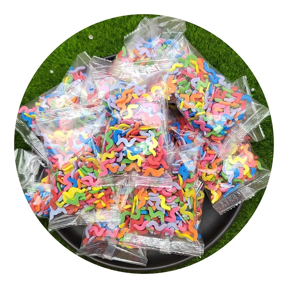 

Hot Selling 20g Small Bag Polymer Clay Lovely Balloon Slice Mix Sprinkles Confetti For Crafts Making Nail Art Decoration DIY