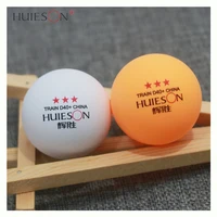 

HUIESON OEM 100pcs/bag High-Quality Custom Logo 40+ Plastic New Materials ABS 3 Star Training Ping Pong Table Tennis Ball