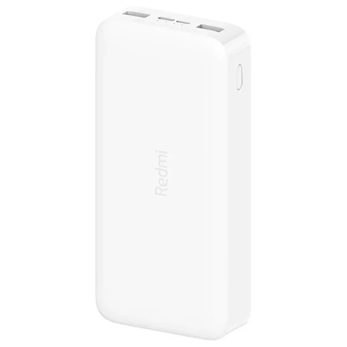 

Xiaomi Redmi Power Bank 20000 mAh, Fast Charging Original Portable Powerbank Bateria Externa Universal Charger, White