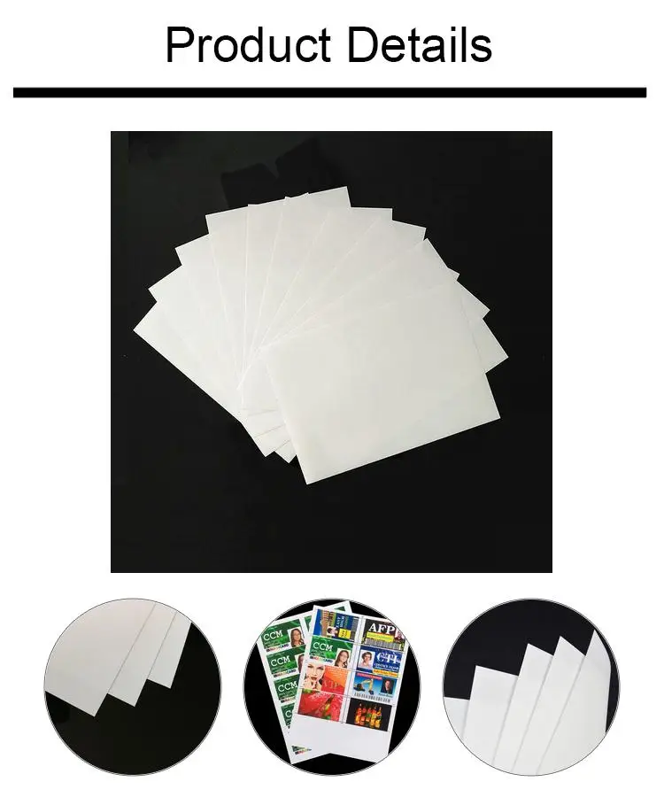 A4 0.175mm White Pet Paper Thin Flexible Plastic Printing Sheets Buy