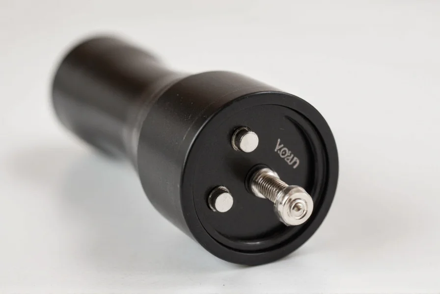 Close-up view of salt and pepper grinder mechanism showing adjustable grind settings and premium ceramic grinding components