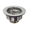 kitchen stainless steel free running round sink waste coupling