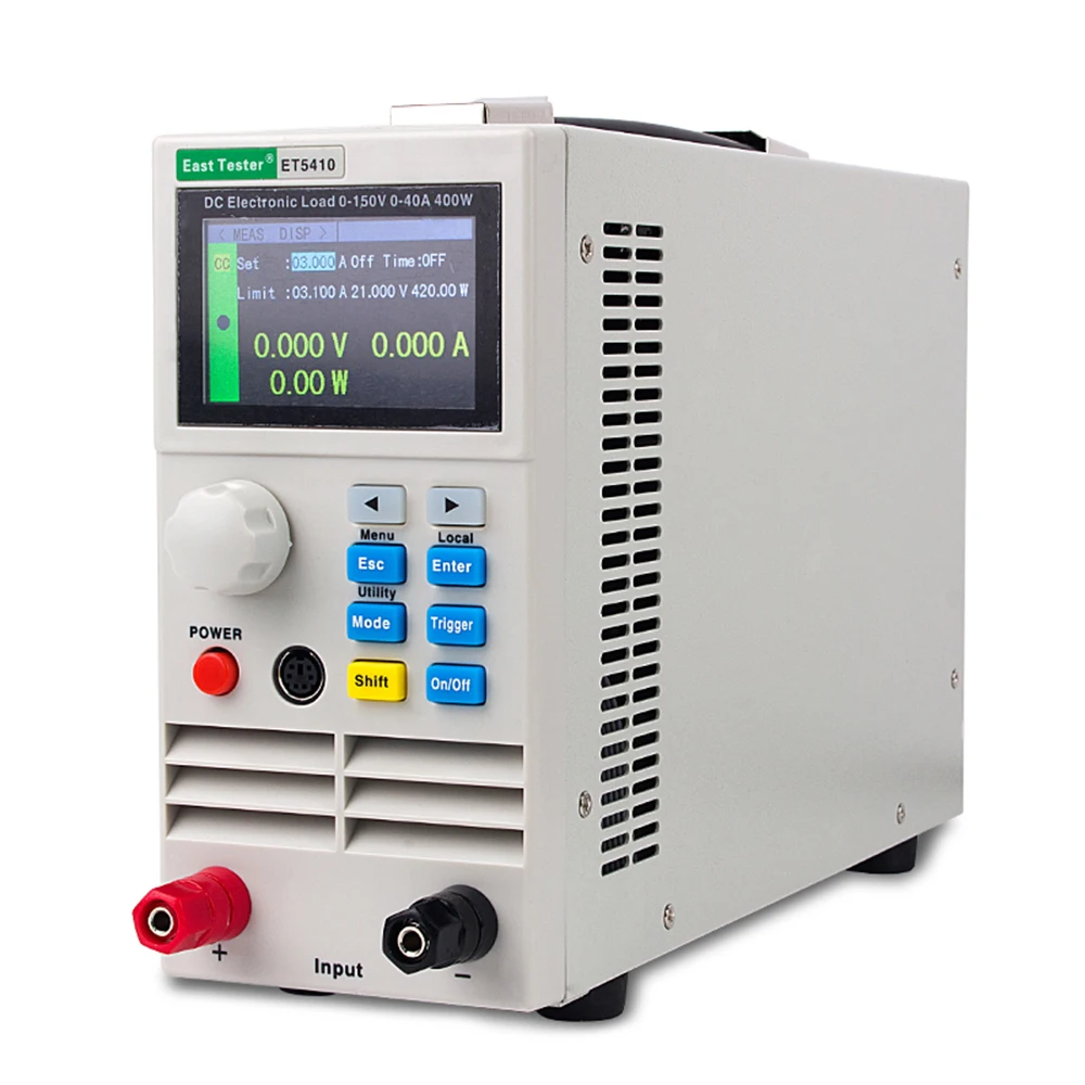 
ET5410 400W 150V 40A Battery Tester Single Channel Programmable DC Electronic Load Battery Capacity Tester 