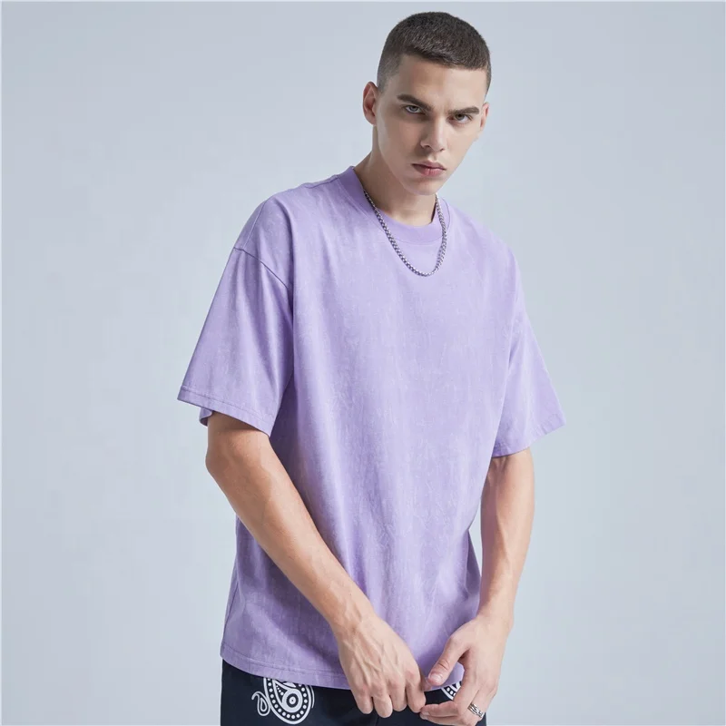 

Men New Plain T-shirt 100% Cotton Washed Tshirts