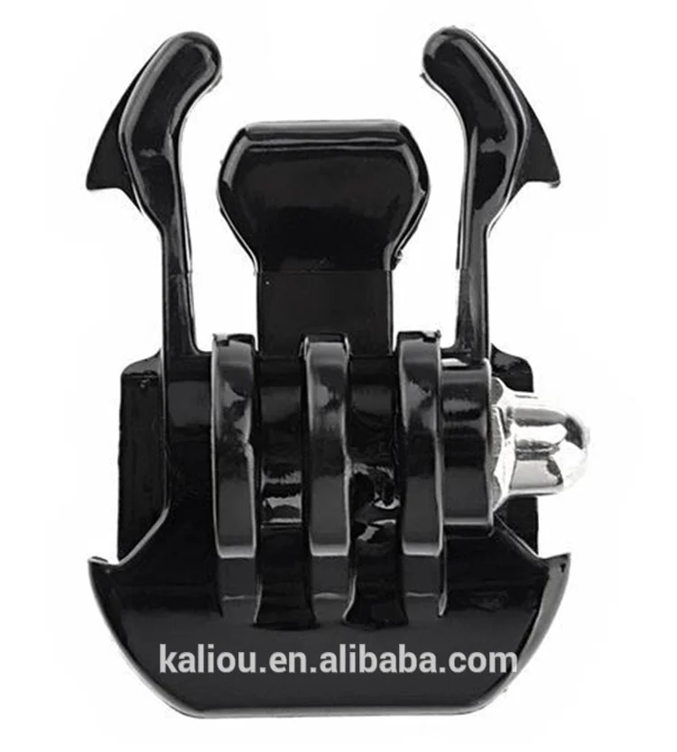 

Kaliou G170 Factory Direct Sale Quick Release Buckle Base Mount Adapter Black ABS Buckle Mount Adapter for Go Pros