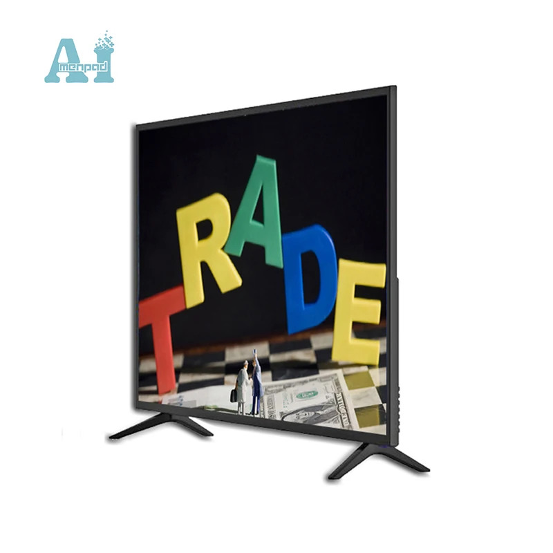

AImenpad android9.0 4K UHD tempered glass smart 55inch led lcd tv D55GUI
