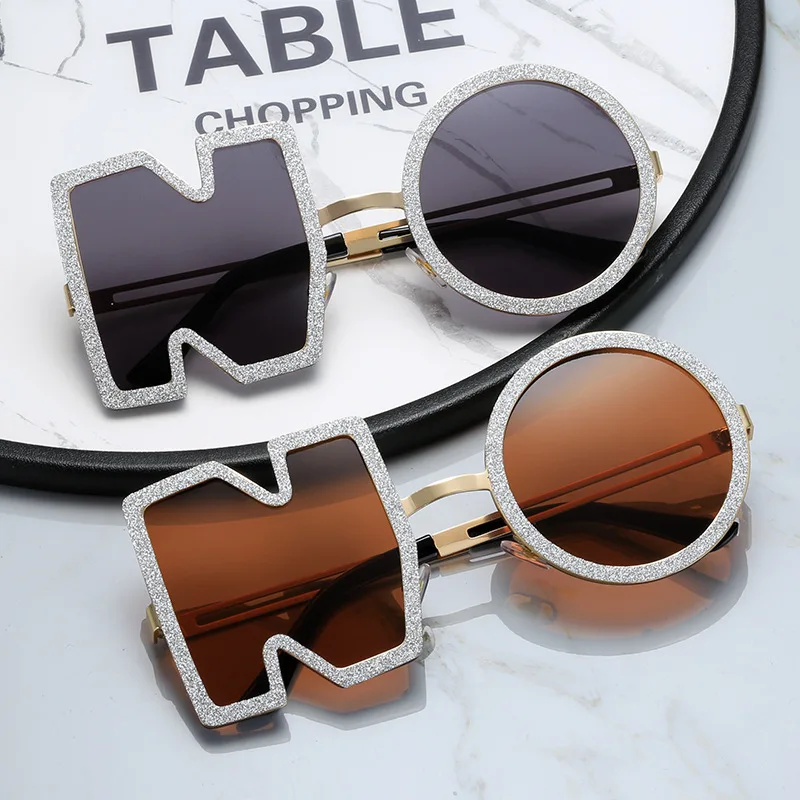 

SKYWAY New Fashion Sun Glasses Newest 2021 Glitter Frame Trend Personality NO Sunglasses