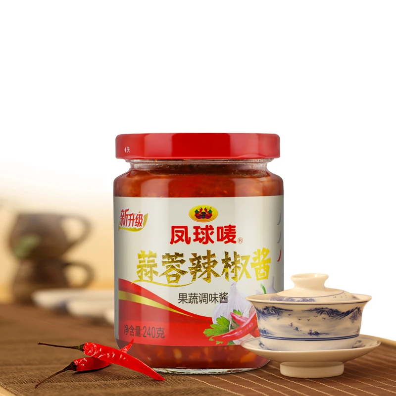 
Wholesale price 250g garlic chili sauce for chinese food 