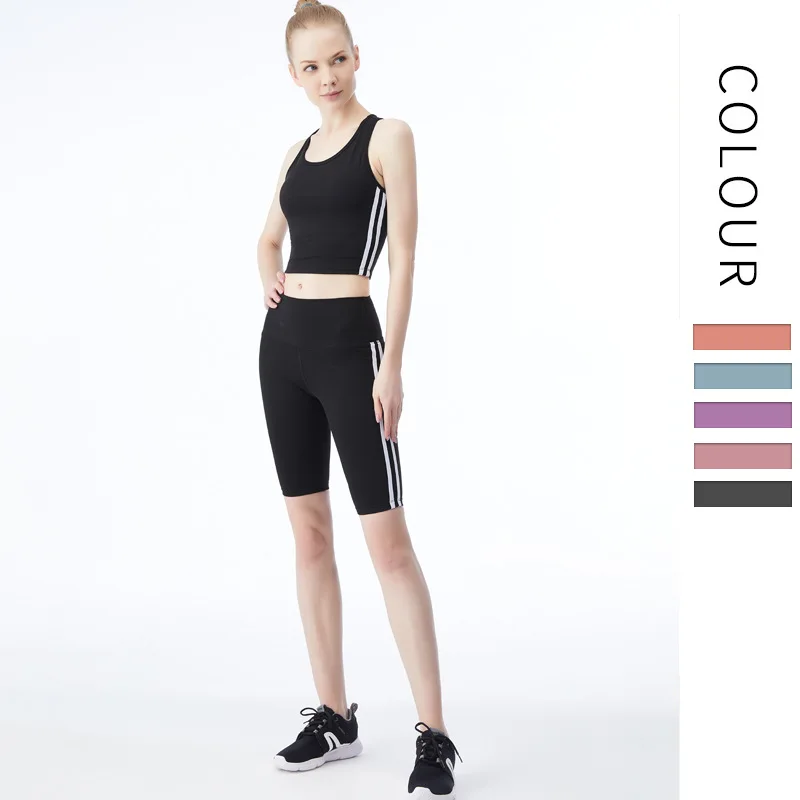 

gym leggings sexy women sport fitness yoga wear yoga sets leggings yoga shorts suit Athletic Apparel