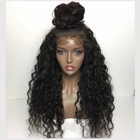 

Factory supply human hair cheap high quality long black full lace wig