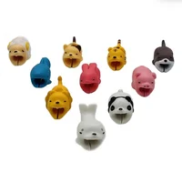 

PVC 3D Cartoon Animal Cable Bites Phone Line Protector USB Charger Phone Accessories