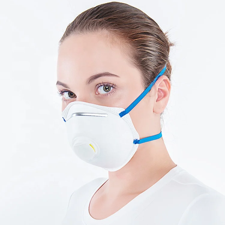 
Disposable Mouth Cover Anti PM2.5 Pollution Dust Protective Mask With Valve 
