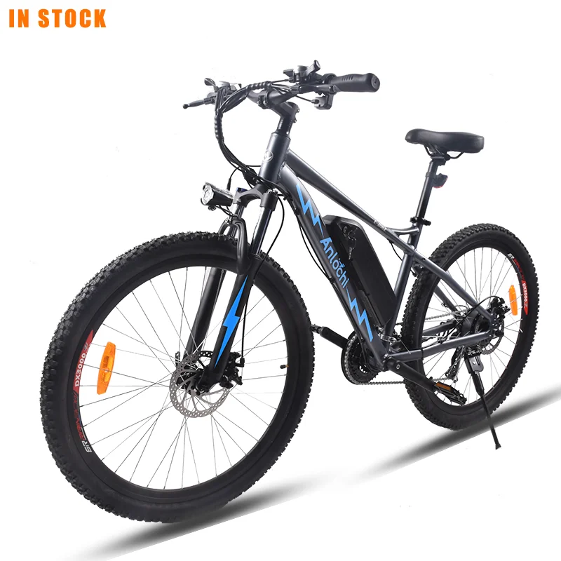 

ANLOCHI 2021 new design shimano 21 speed 350W lithium battery power electric bicycle mountain bike for sale