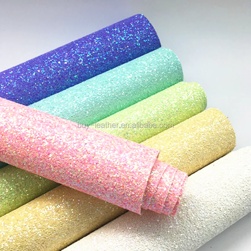Grade 3 Chunky Glitter Leather Product For Hair Bows Shoes Fabric Buy