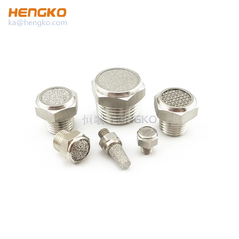 
sintered Brass stainless steel flat-top muffler 