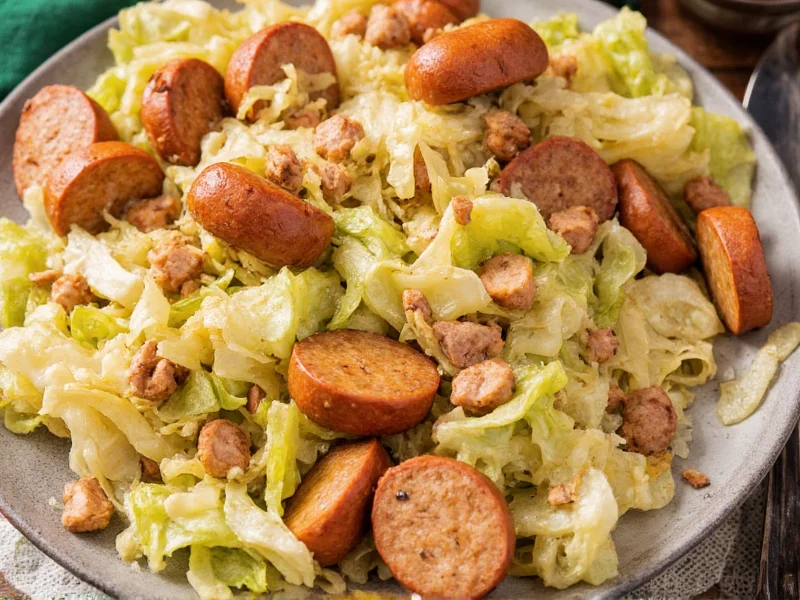 Perfect Fried Cabbage and Sausage Recipe in 30 Minutes